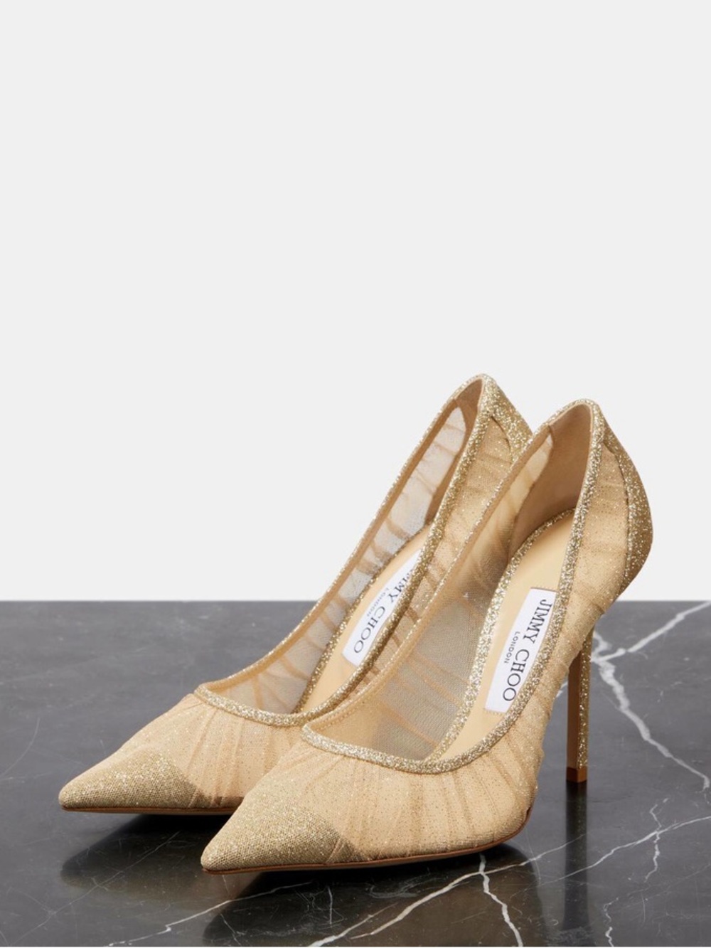 Jimmy Choo Love Glitter Pumps Heels